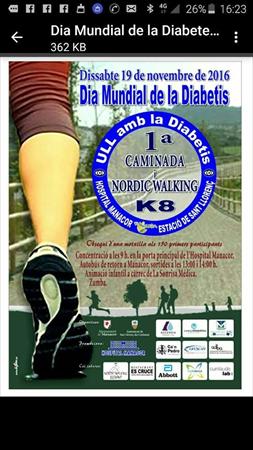  1ª CAMINATA Y NORDIC WALKING DE 8 KM.