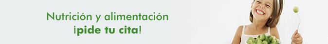 Nutrición y alimentación ¡pide cita!