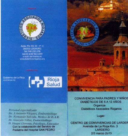 CONVIVENCIA PARA PADRES Y NIÑOS DIABÉTICOS DE 5 A 12 AÑOS