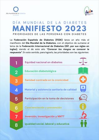  Manifiesto por el Día Mundial de la Diabetes