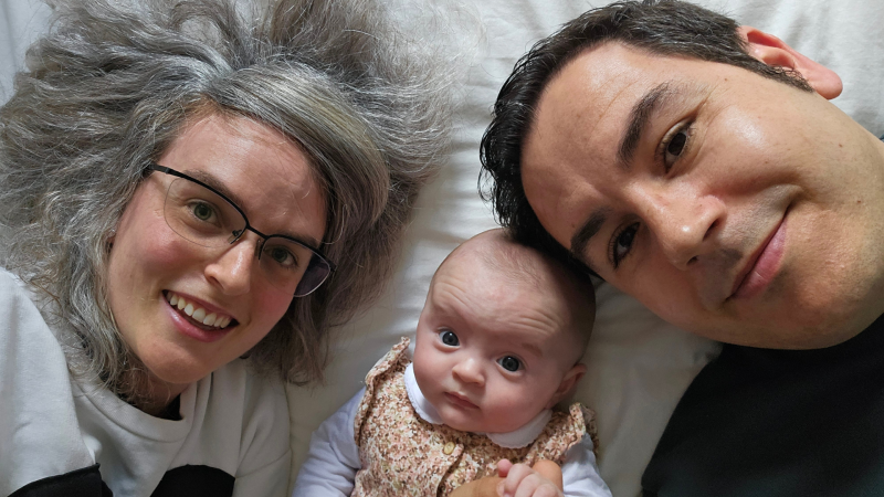 Marta, la bebé que nació con diabetes neonatal monogénica
